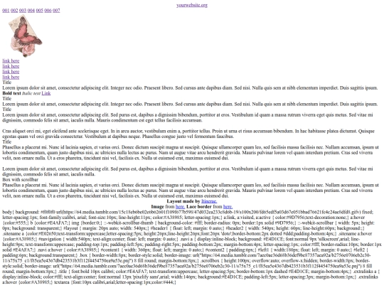 index screenshot