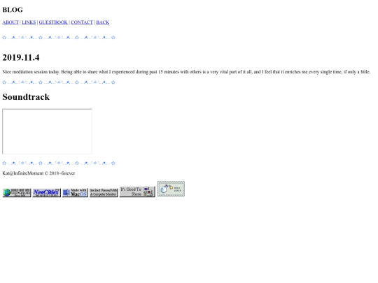 blog screenshot
