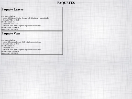 Kades/Paquetes screenshot
