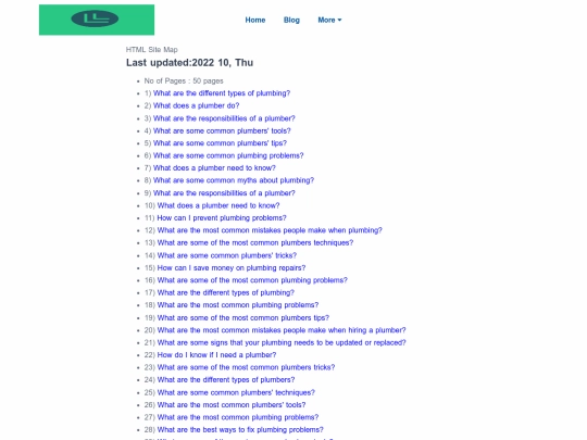 sitemap screenshot