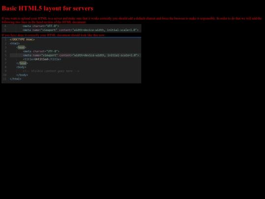 HTML5Examples/basichtml5layoutonserver screenshot