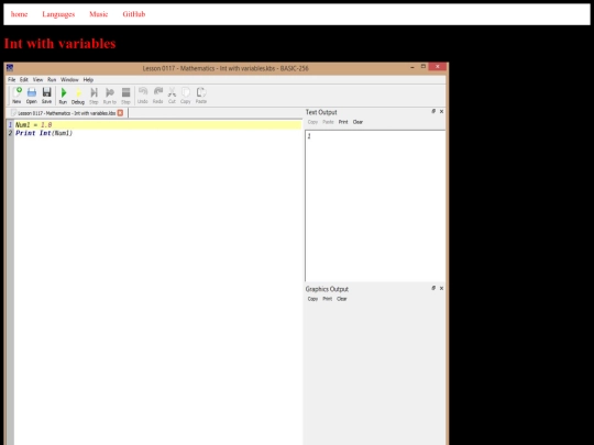basic256tutorials/examples/lesson-0117-mathematics-int-with-variables screenshot