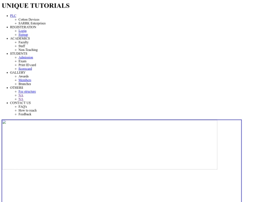 index screenshot