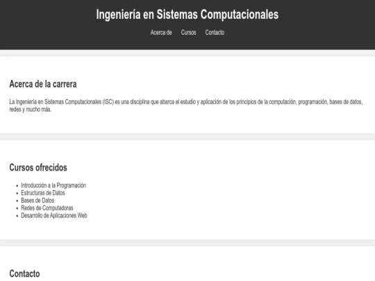index screenshot