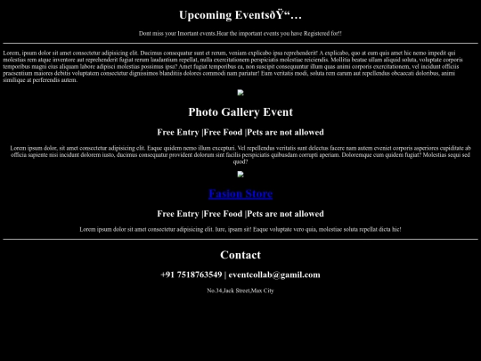 event/event screenshot