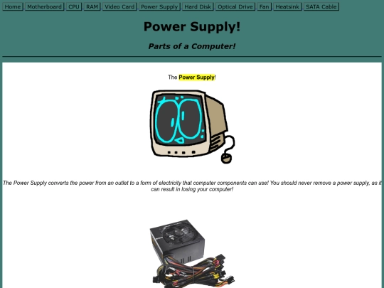 powersupply screenshot
