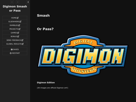 games/DigimonSmashOrPass screenshot