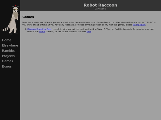 games screenshot