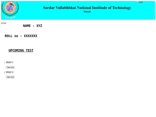 studentdata screenshot