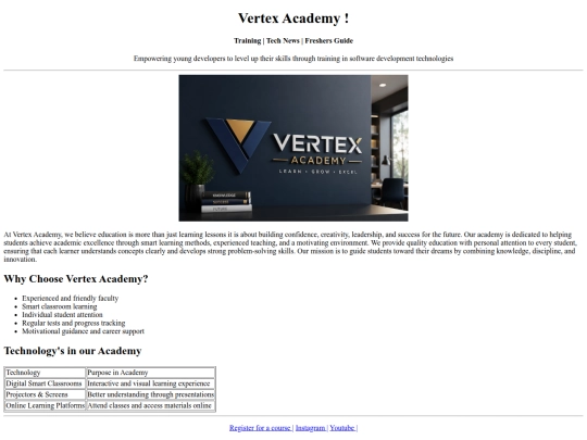 Virtex Academy screenshot