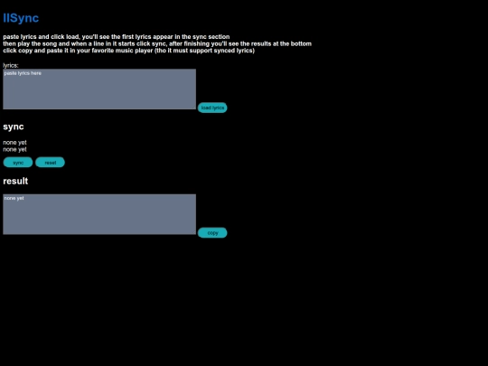 llSync/llSync screenshot