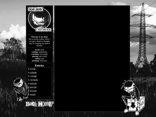blog screenshot