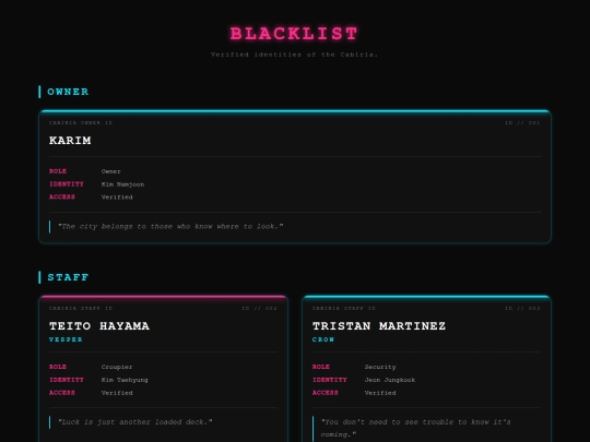 blacklist screenshot