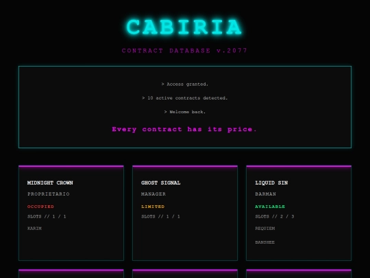 contracts screenshot