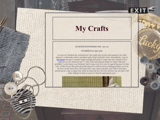 Textile art screenshot