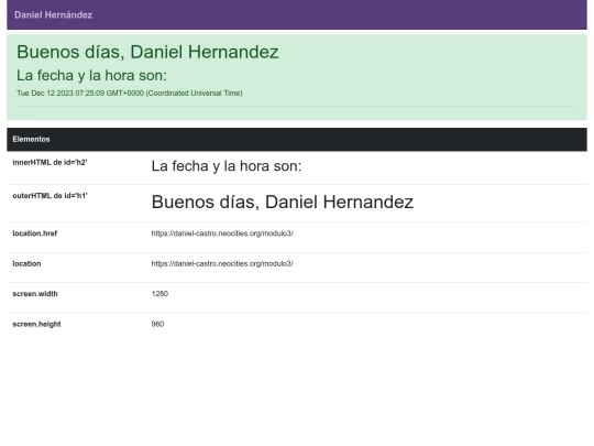 modulo3 screenshot