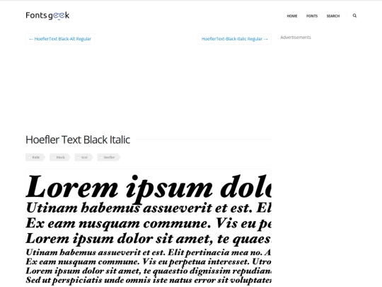 fonts/Hoefler Text Black Italic/readme screenshot