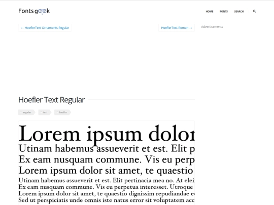fonts/Hoefler Text Regular/readme screenshot