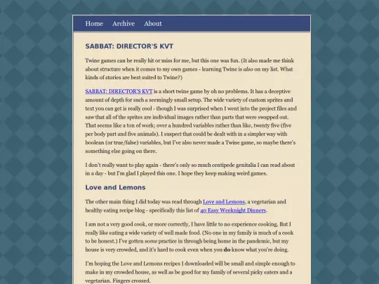 posts/2022-08-06-SABBAT-Recipes screenshot