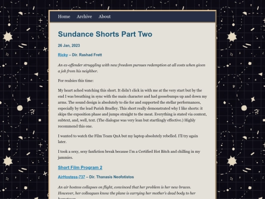 posts/2023-01-26-Sundance-Shorts-Part-Two screenshot