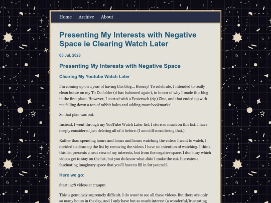 posts/2023-07-05-Presenting-My-Interests-with-Negative-Space-ie-Clearing-Watch-Later screenshot