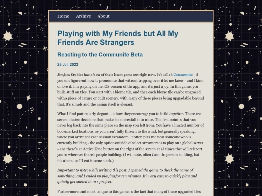 posts/2023-07-25-Playing-with-My-Friends-but-All-My-Friends-Are-Strangers-Communite-Beta screenshot