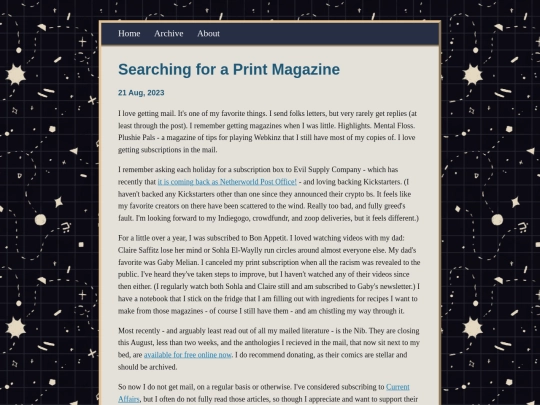 posts/2023-08-21-Searching-for-a-Print-Magazine screenshot