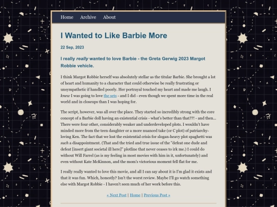 posts/2023-09-22-I-Wanted-to-Like-Barbie-More screenshot