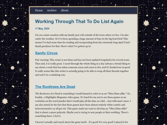 posts/2024-05-17-Working-Through-That-To-Do-List-Again screenshot