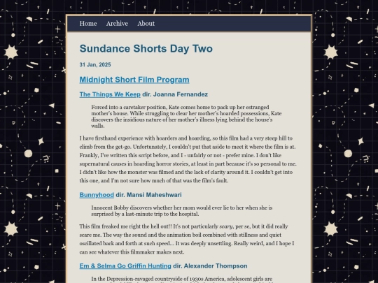 posts/2025-01-31-Sundance-Shorts-Day-Two screenshot
