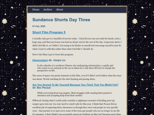 posts/2025-02-01-Sundance-Shorts-Day-Three screenshot