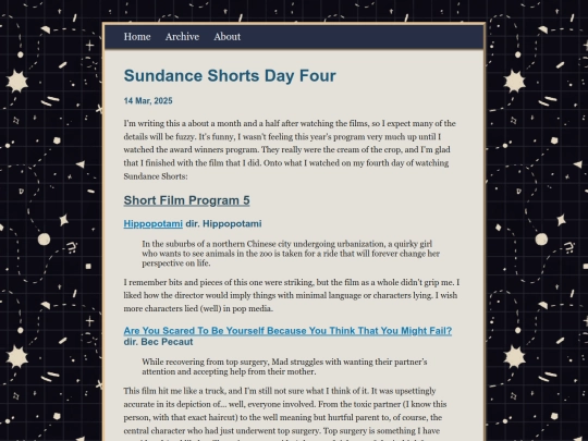 posts/2025-03-14-Sundance-Shorts-Day-Four screenshot
