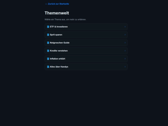 weitereThemenweltenanzeigen screenshot