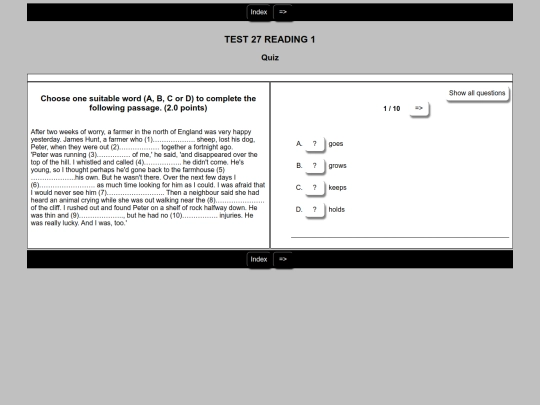 READING TEST/TEST27.READING screenshot