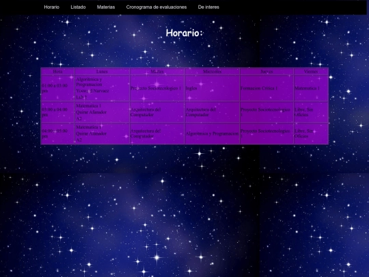 index screenshot