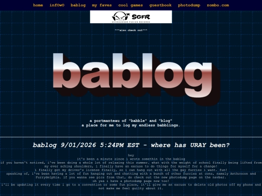 pages/bablog screenshot