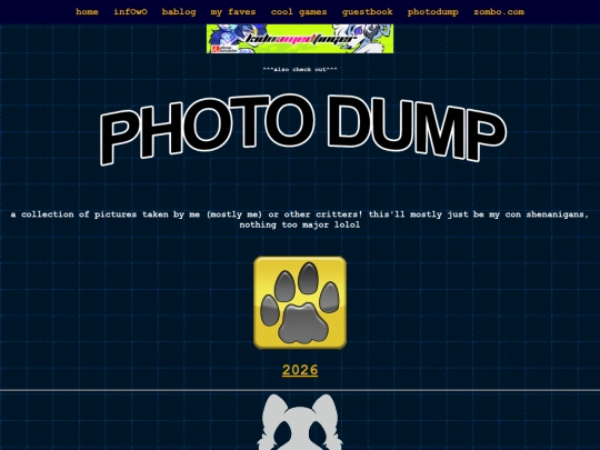 pages/photodump screenshot