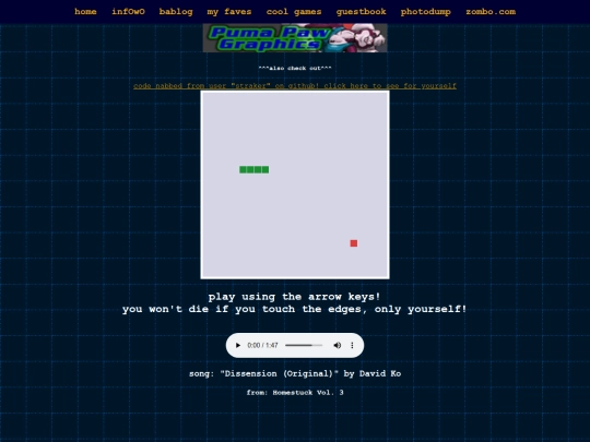 pages/vidya/snake screenshot