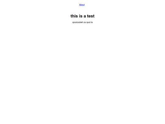 test screenshot