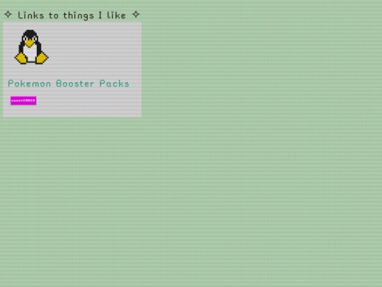 links screenshot