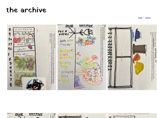 archive screenshot