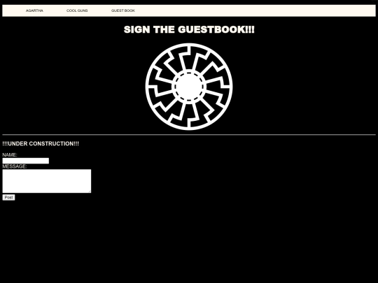 guestbook screenshot