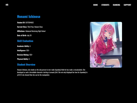 students/honami screenshot