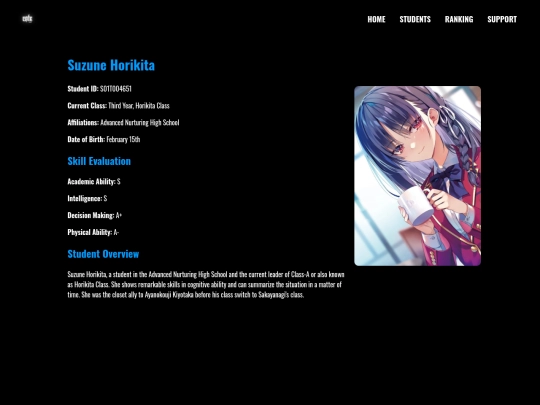 students/horikita screenshot