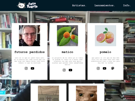 artistas screenshot