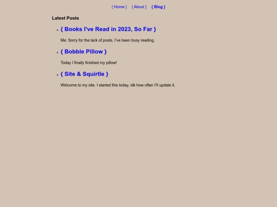 blog screenshot