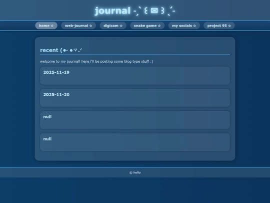 journal screenshot