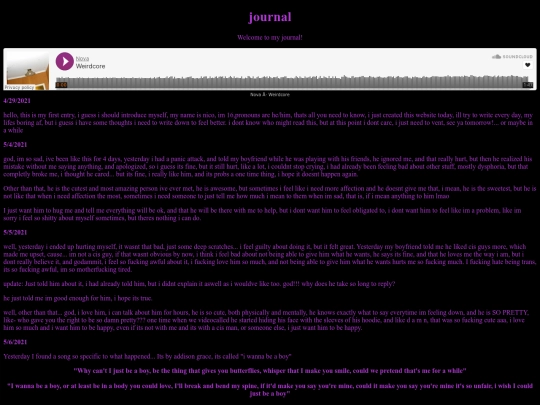 journal screenshot