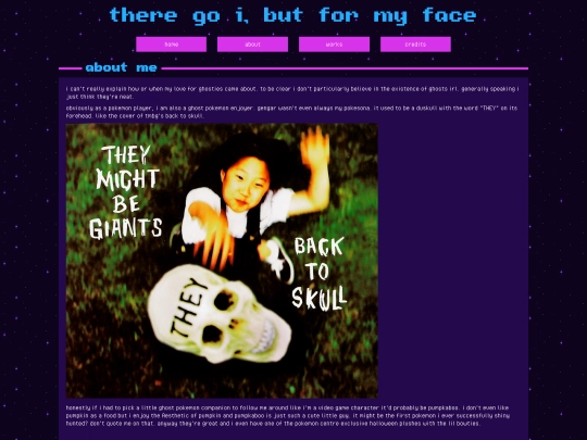 about/ghost screenshot