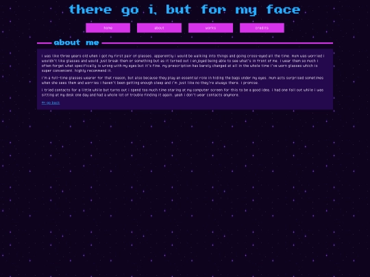 about/glasses screenshot